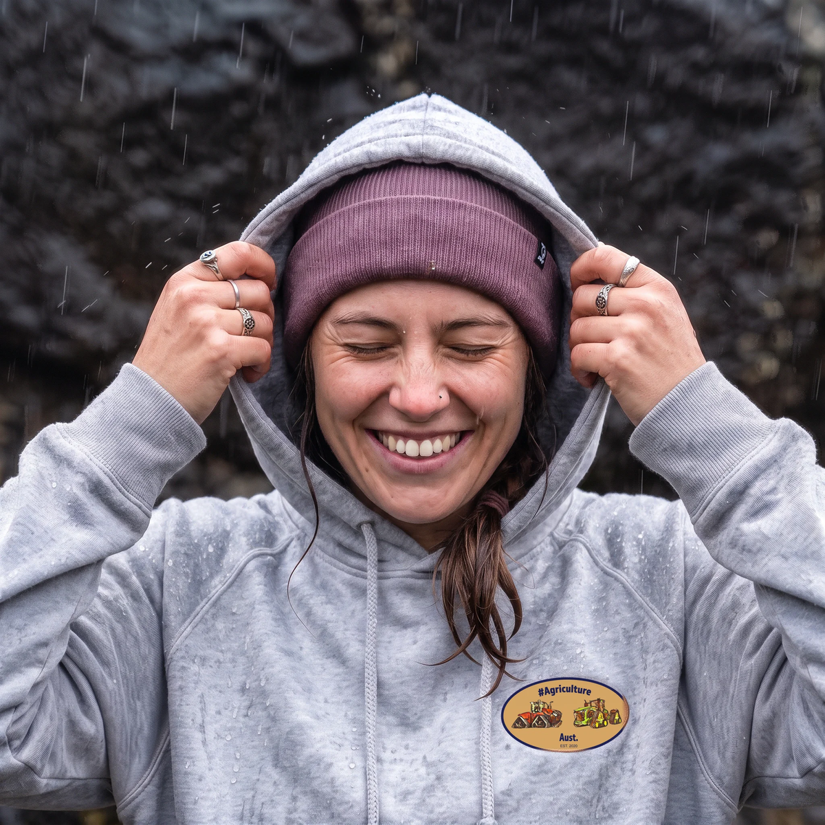 Limited Edition Grey “Stand Off” Hoodie