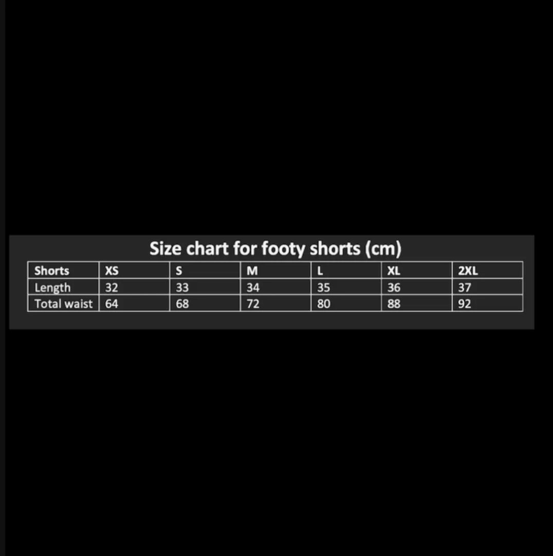 Footy shorts - Zip Pockets - X9