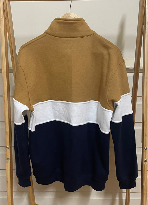 Half Zip Cotton Fleece Jumper