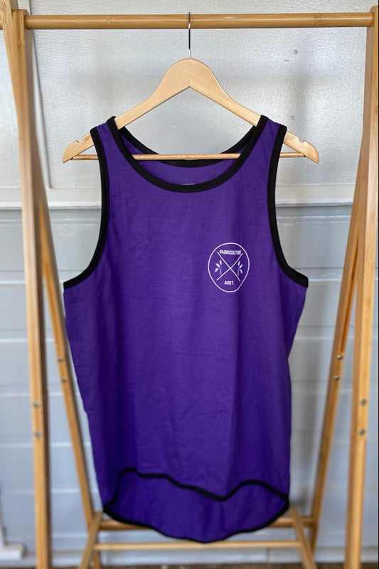 Purple shearer singlet